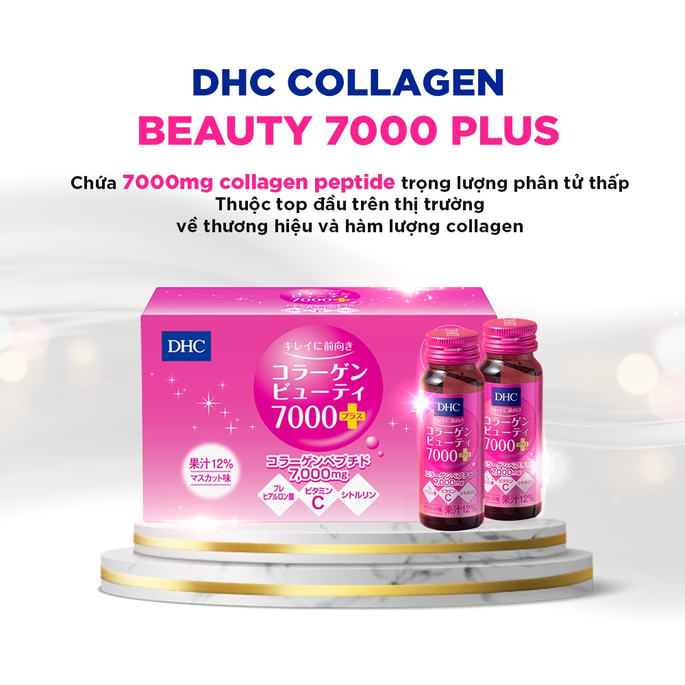 [GIFT] Collagen nước DHC Collagen Beauty 7000 Plus (10 Lọ)