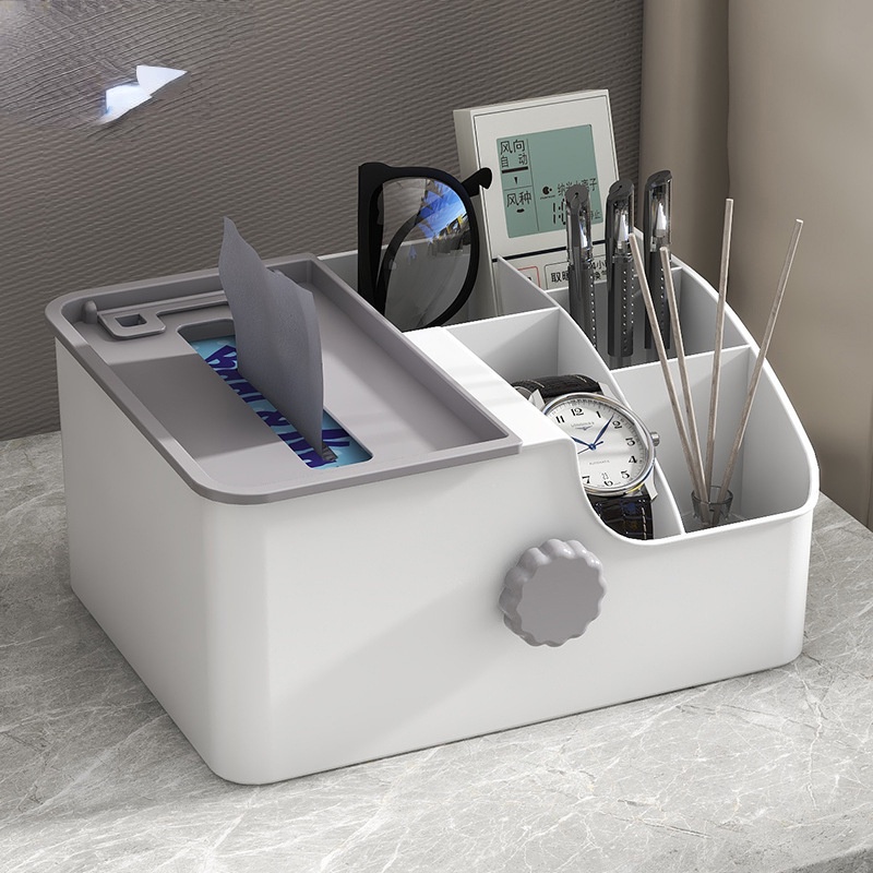 Hộp Đựng Khăn Giấy Đa Năng Dạng Xoay Tiện Dụng Cho Gia Đình