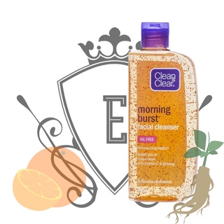 Clean & Clear - Sữa rửa mặt buổi sáng màu cam với các hạt Bursting 240ml