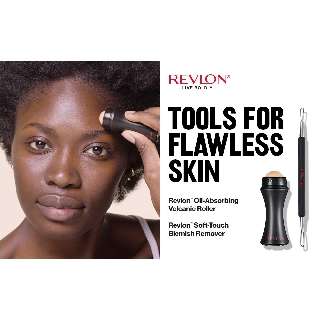 Cây lăn hút dầu, bã nhờn, massage mặt bằng Đá núi lửa REVLON