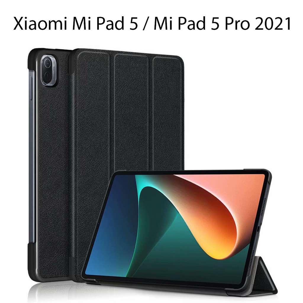 Bao Da Xiaomi Mi Pad 5 / Mi Pad 5 Pro 2021 11 Inch Hỗ Trợ Smart Cover Gấp 3 Cover Cho Máy Tính Bảng