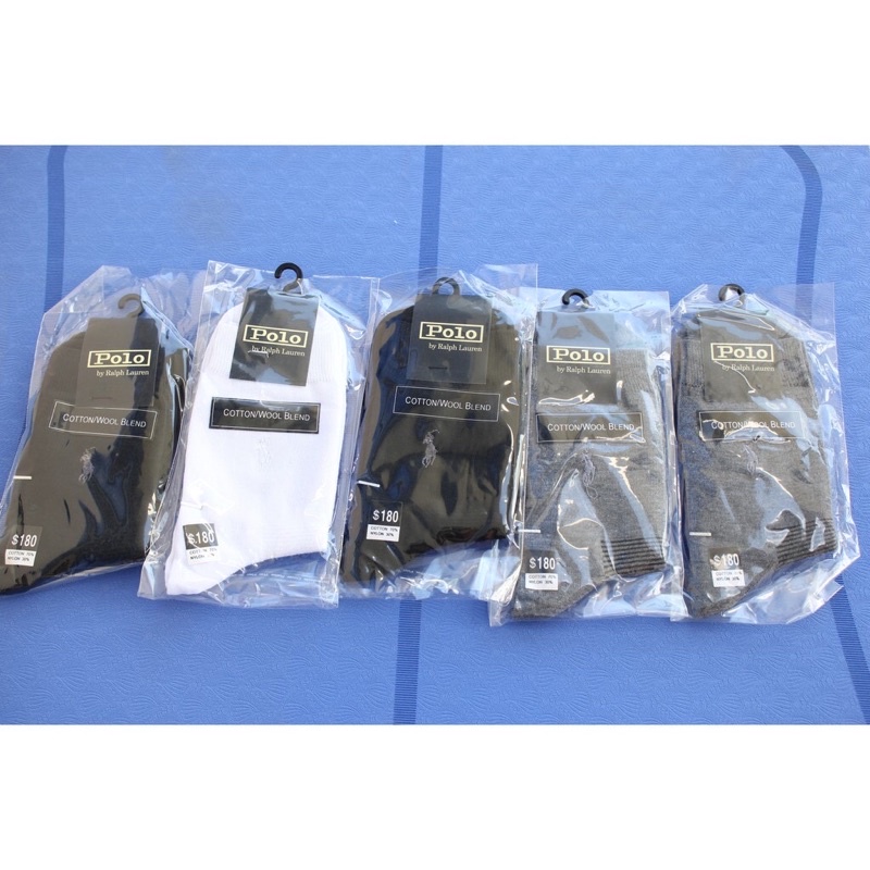 Tất/vớ nam cổ cao polo loại dày êm chân thoáng khí