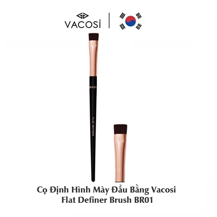 Cọ Định Hình Mày Đầu Bằng Vacosi Flat Definer Brush BR01