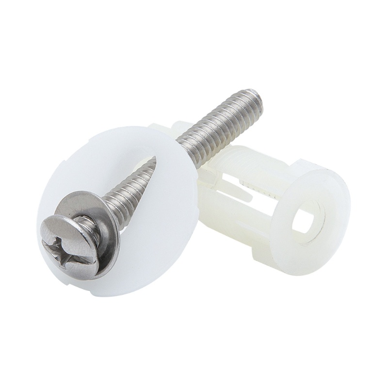 Bộ 2 Ốc Vít m6 Gắn Nắp Bồn Cầu Thông Dụng Dễ Lắp Đặt
