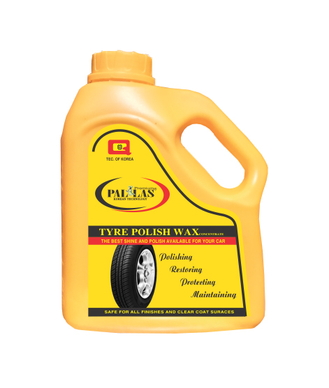 PALLAS Tyre polish wax 6 L.Dung dịch đánh bóng lốp xe,Wax đánh bóng vỏ xe (lốp xe),bảo dưỡng các loại bánh xe ô tôP-6002