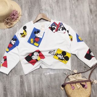 Áo croptop dài tay micky