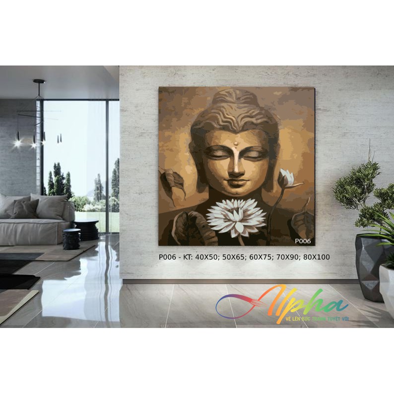 Tranh số hóa Alpha - Tranh Phật Giáo P006