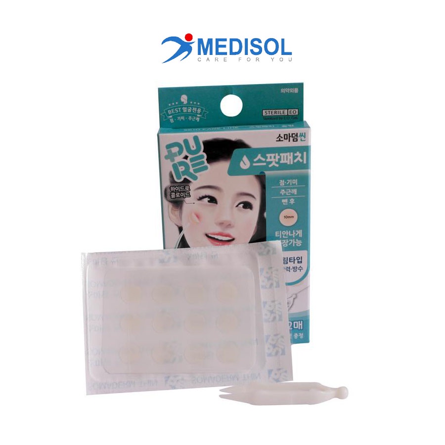 Miếng Dán Mụn Hàn Quốc Somaderm 12 Miếng - Combo 3 Hộp