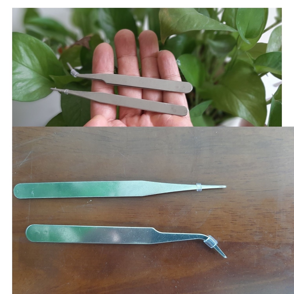 Bộ nhíp gấp mini mũi cong, đa năng, tiện lợi, dễ thương