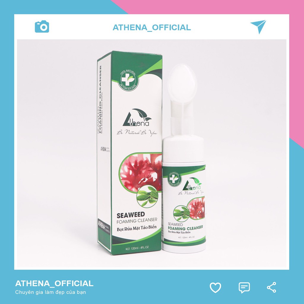 Bọt rửa mặt tảo biển đỏ