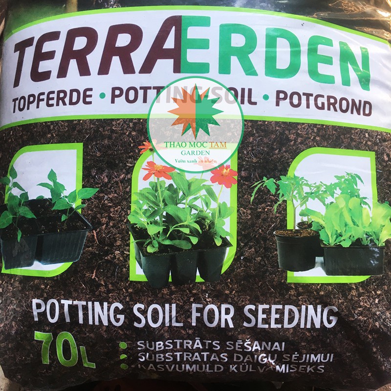 Giá thể hữu cơ PEATMOSS Bao 70L TERRAERDEN – Ươm trồng cây giống, gieo hạt, trồng hoa mang lại hiệu quả cao  ThaoMocTamG