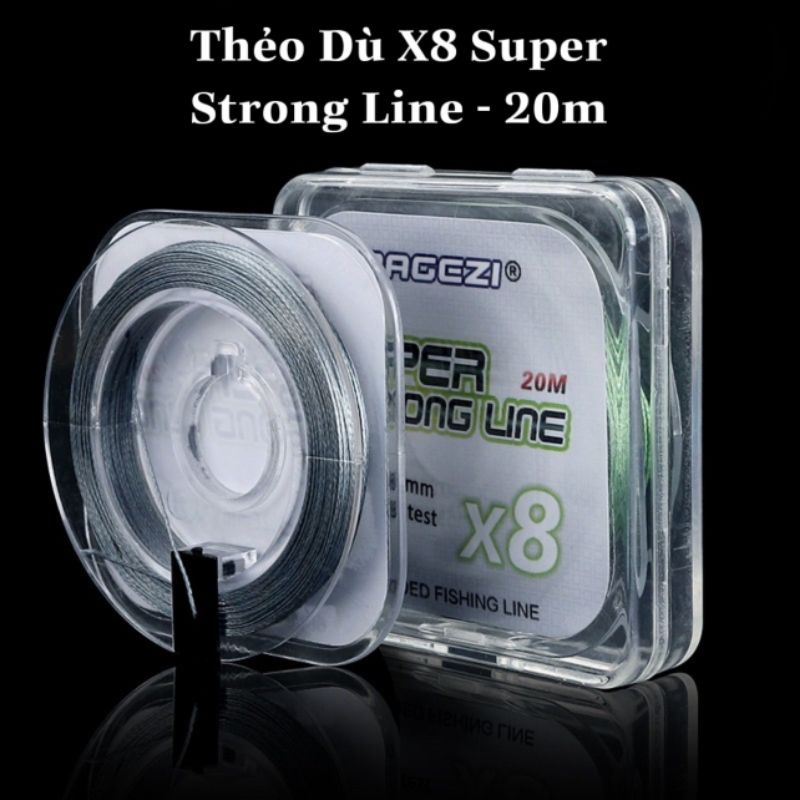 Thẻo dù X8 Super Strong Line - 20m Cao Cấp