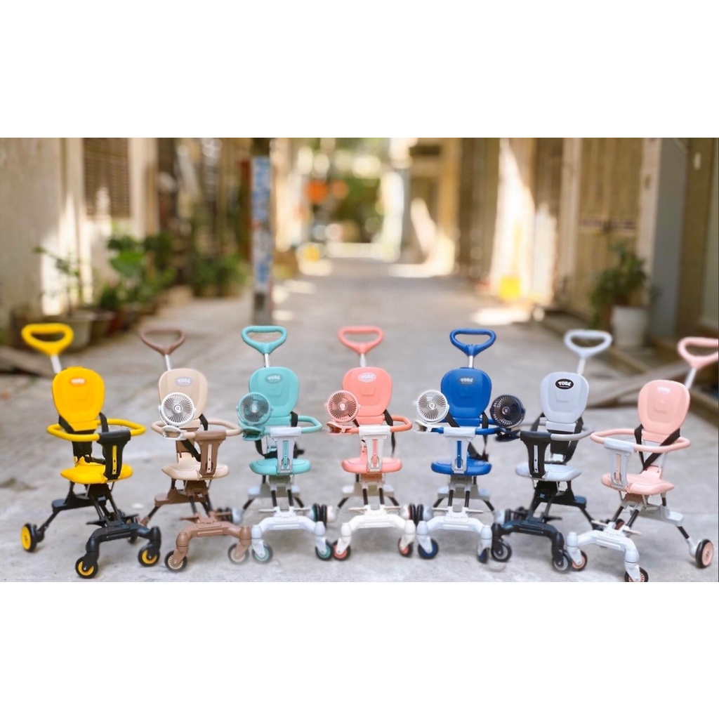 Xe Đẩy Gập Gọn Olwen TOBE Với 2 Phiên Bản Có Mái Che & Không Có Mái Che