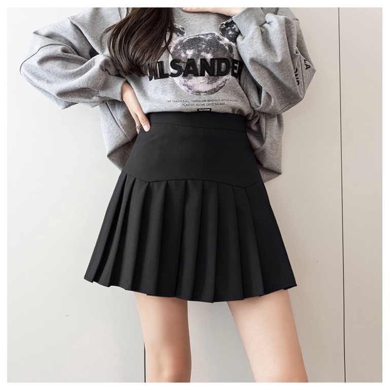 Chân váy xếp ly CÁCH ĐIỆU cạp cao hàng Quảng Châu L1 - GUEM Clothes