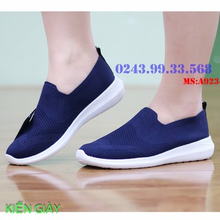 Giày thể thao hãng Anh Khoa A923-4 - Sợi flynit cao cấp dệt thành mũi giày, không ráp, đế đúc liền khối