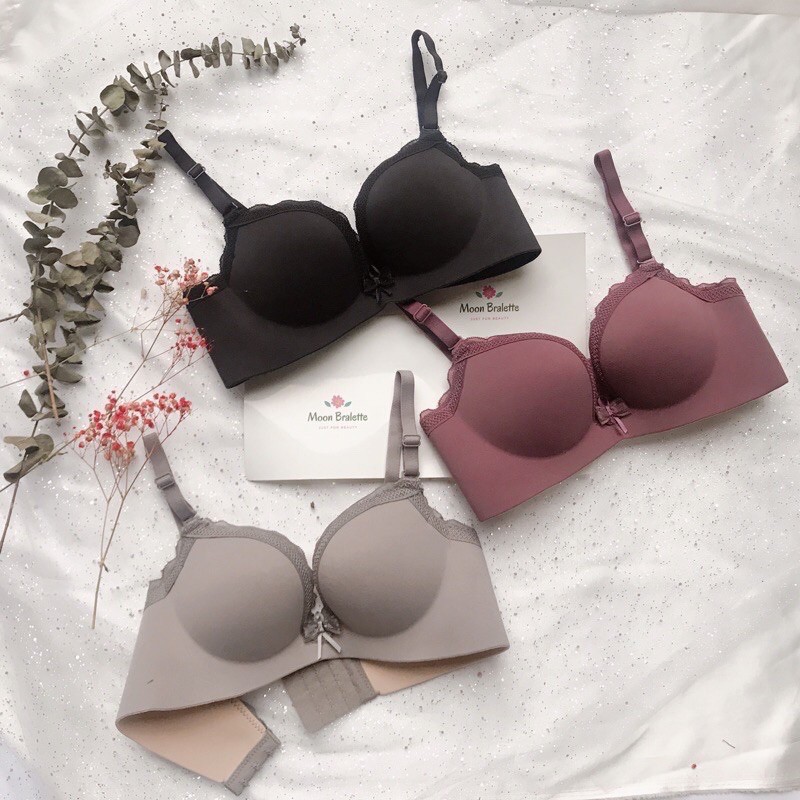 Áo lót đúc su cao cấp, áo ngực su viền ren đệm dày nâng ngực tạo from cực đẹp AS133 | BigBuy360 - bigbuy360.vn