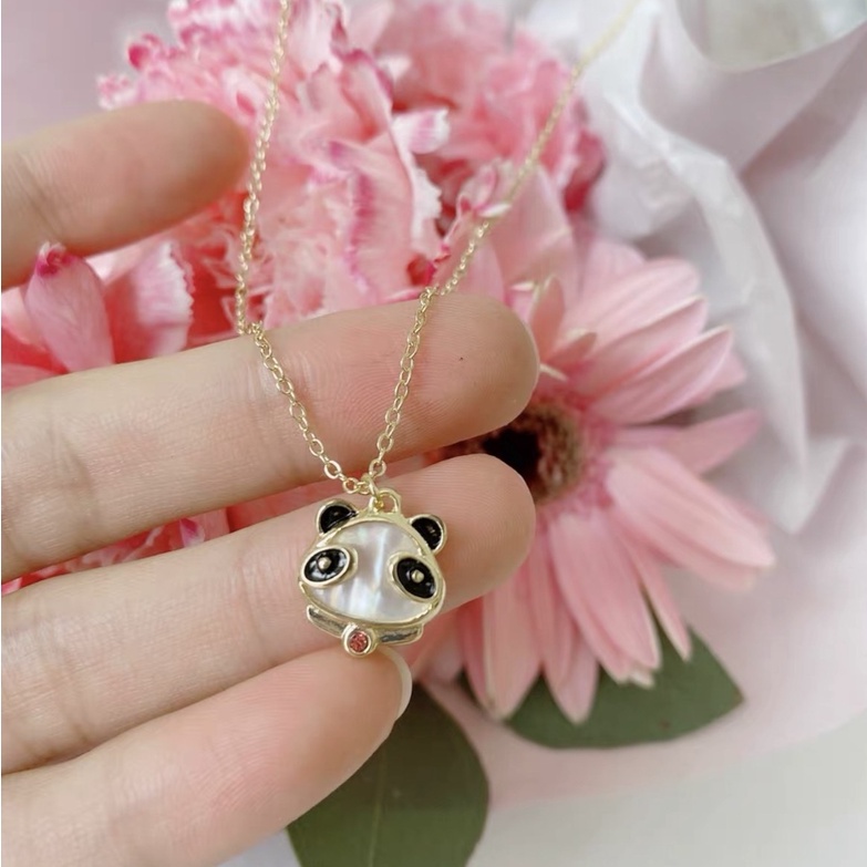 Dây chuyền bạc 925 mặt hình gấu trúc xinh xắn dáng yêu Bemery Accessoríes