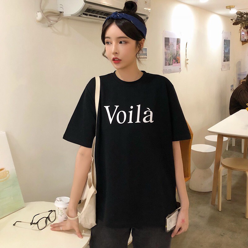 [ HÀNG ĐẸP ] Áo Thun Freesize  Voilà Phong Cách Hàn Quốc_O2