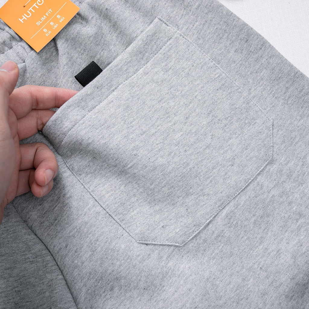 Quần Short Nam Túi Khoá HUTTON Chất Liệu PC COTTON Co dãn 2 chiều