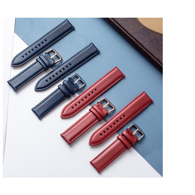Dây Đeo Bằng Da Thật Cho Đồng Hồ Daniel Wellington 12mm 13mm 14mm 17mm 18mm 19mm 20mm 22mm