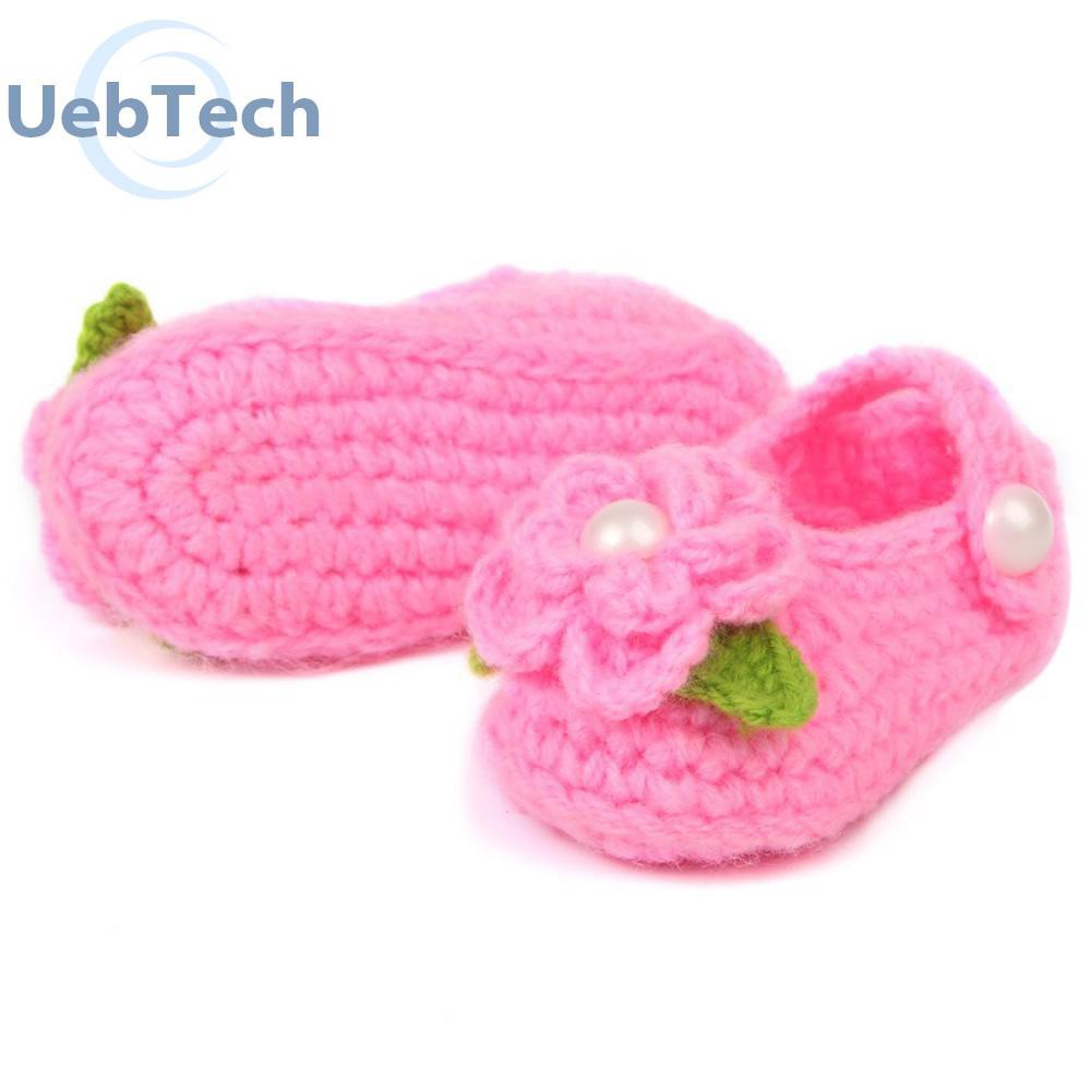 Giày Đan Len Thủ Công Cho Bé Sơ Sinh