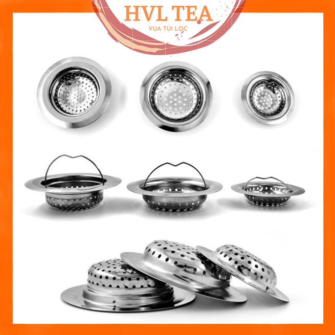 Lưới lọc inox bồn rửa chén bát vệ sinh, tiện lợi, lưới lọc rác - HVL TEA