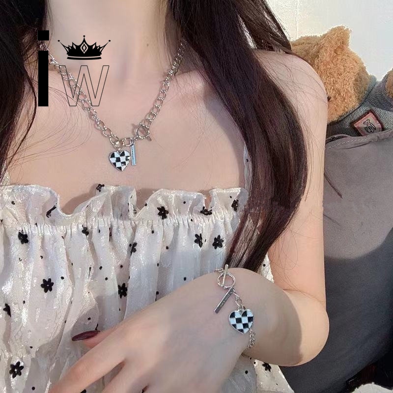 Vòng cổ hợp kim mặt hình trái tim thời trang cho nữ