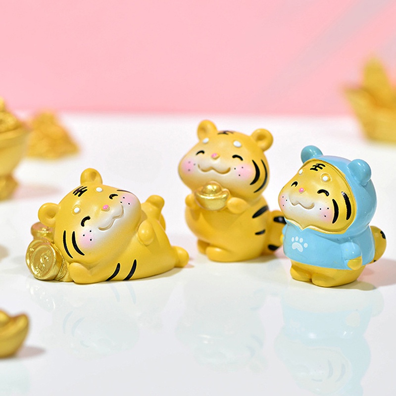 Mô Hình Hổ Mini Trang Trí Sân Vườn Xinh Xắn