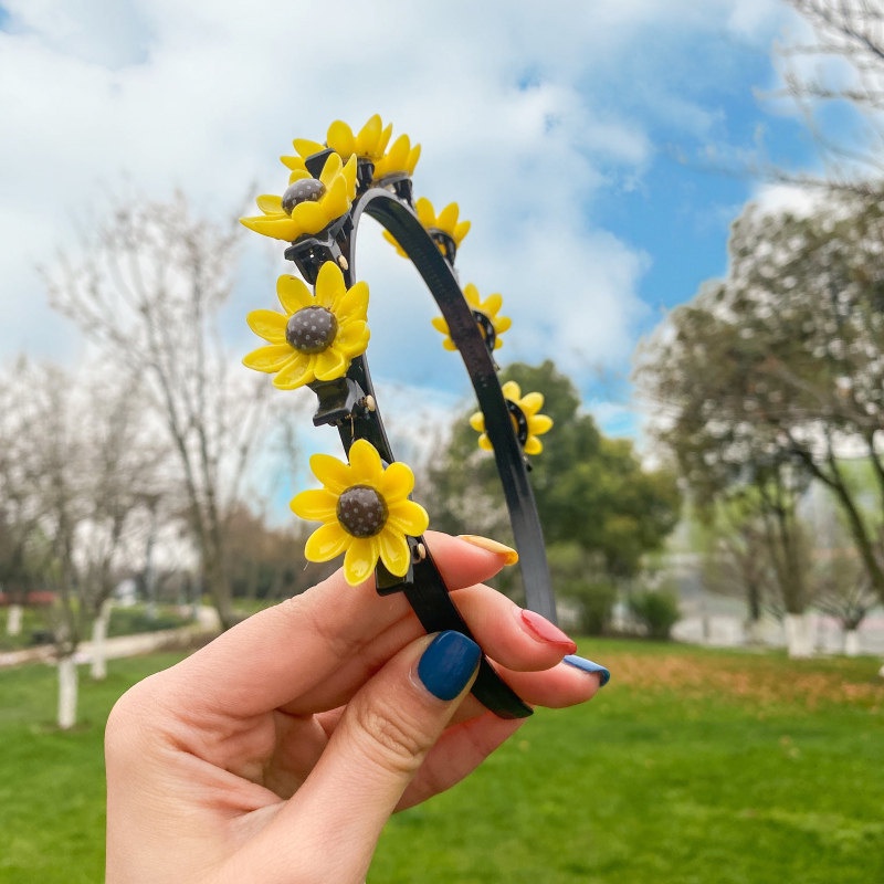 Băng Đô Đội Đầu Họa Tiết Hoa Thời Trang Sành Điệu Cho Nữ