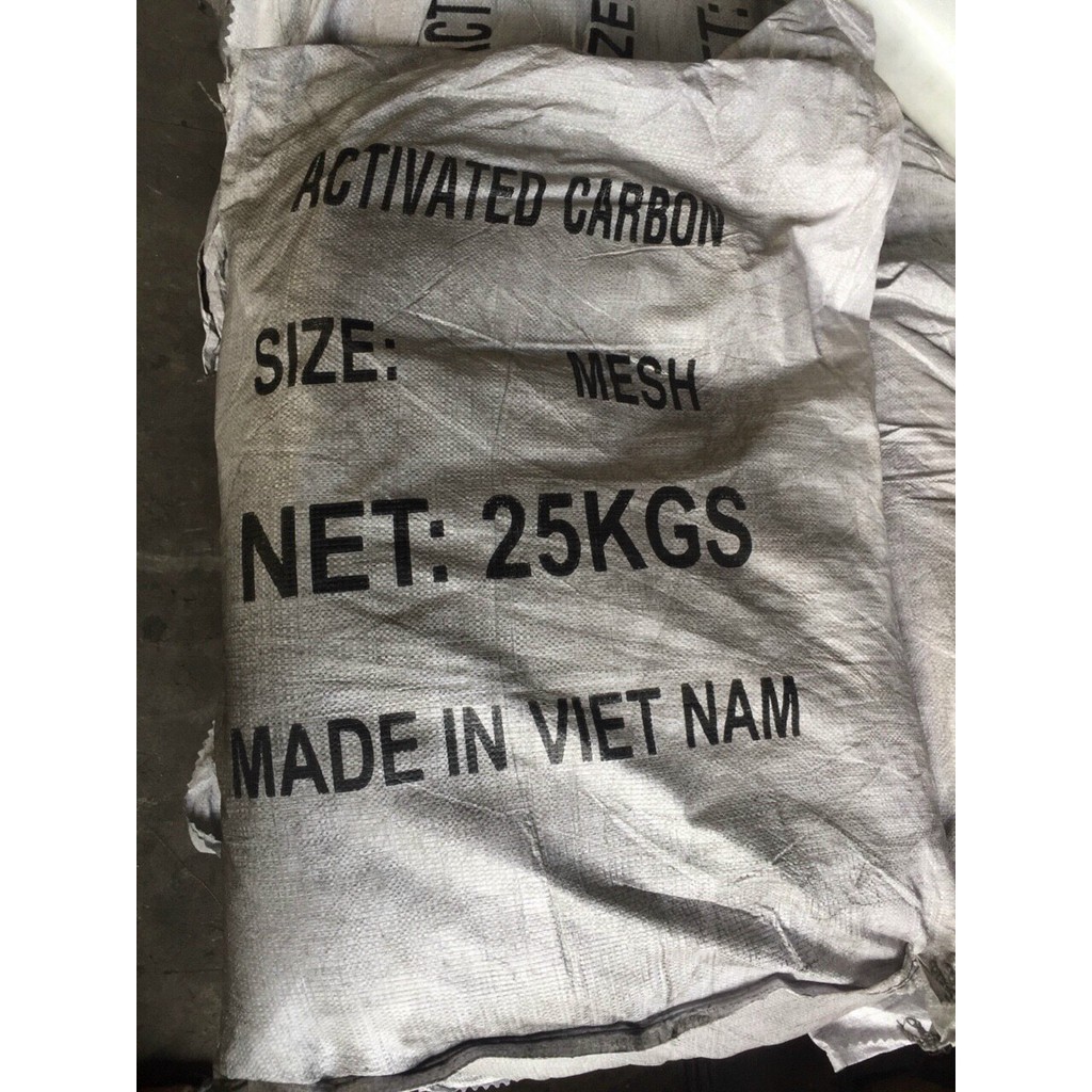 5kg than hoạt tính dạng viên khử mùi, clo trong nước