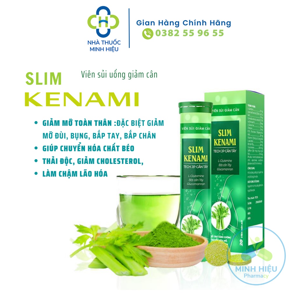 Viên Sủi Giảm Cân Đẹp Dáng- Giam can Slim Kenami
