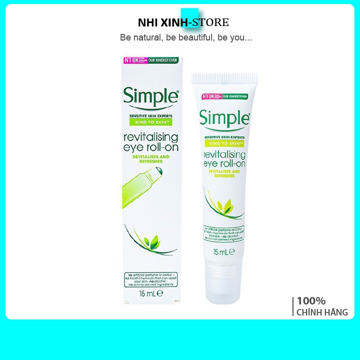 [NEW UPDATE] Lăn Dưỡng Mắt Simple Kind To Eyes Revitalizing