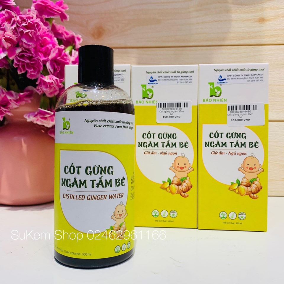 Cốt gừng ngâm tắm bé Bảo Nhiên [Sukem Store]