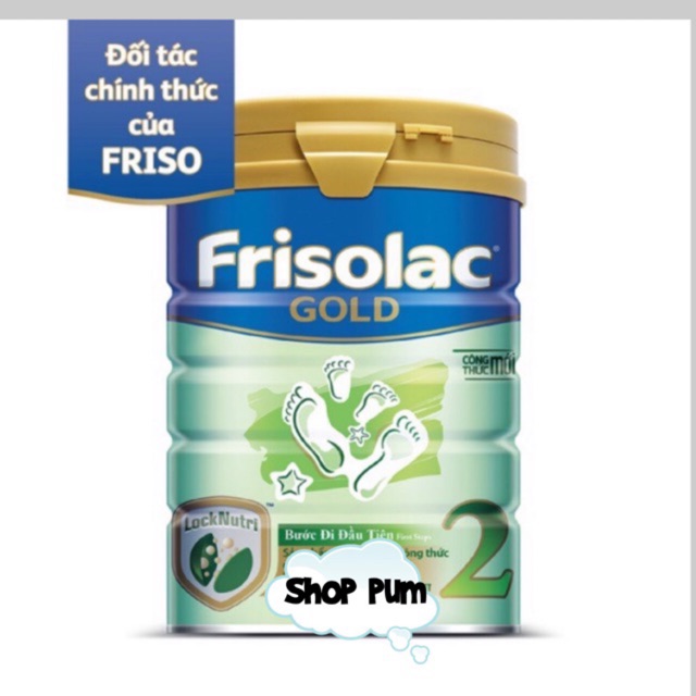 Tặng 1 túi nhỏ xinh - Sữa bột Frisolac Gold số 2 850g (mẫu mới)
