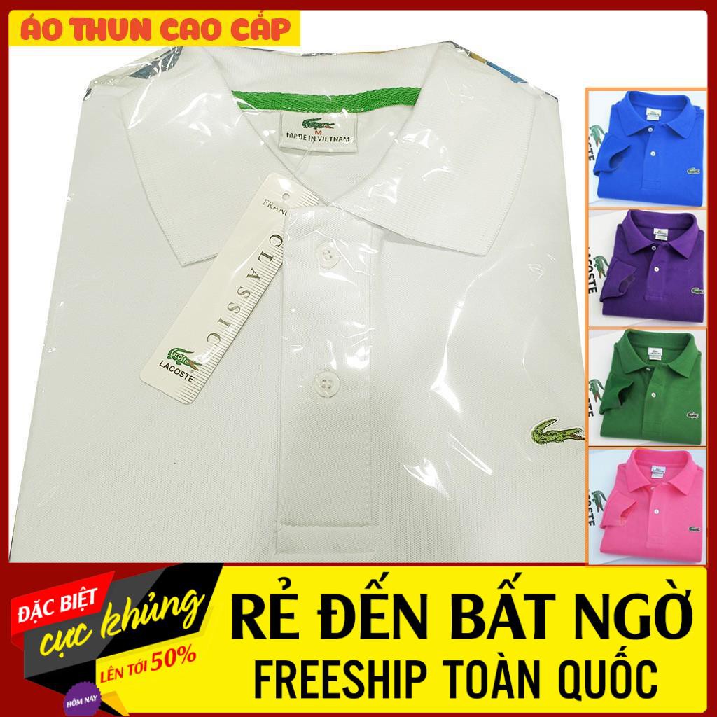 Áo thun nam có cổ mã Lacos cao cấp mới nhất 2021, tông màu xanh lịch lãm | BigBuy360 - bigbuy360.vn