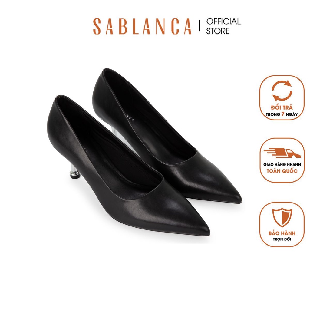 Giày cao gót nữ mạ ánh bạc Sablanca BN0151