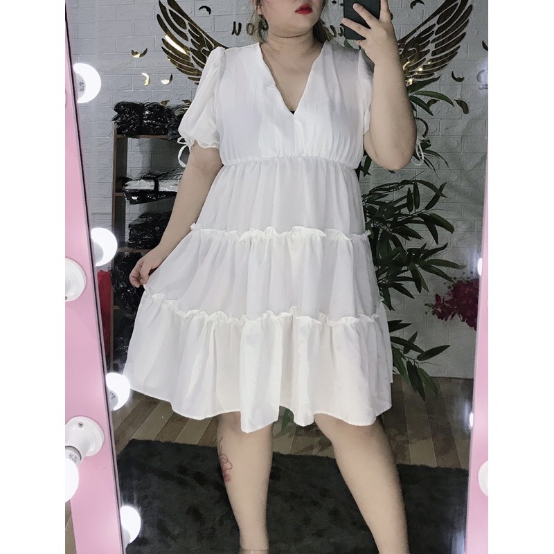 🦋 ĐẦM BABY DOLL DÁNG DÀI BIG SIZE 60-95KG ( kèm ảnh thật)