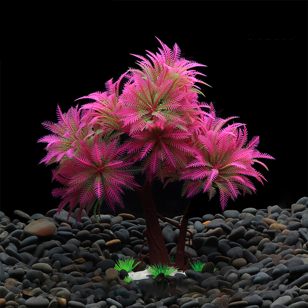 Cây Giả Bằng Nhựa Dùng Trang Trí Bể Cá Độc Đáo