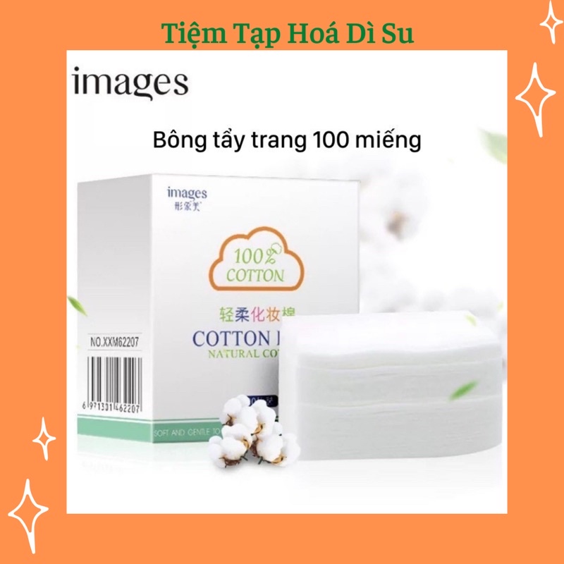 Bông tẩy trang cotton nội địa Trung siêu dai va mềm mịn cho da