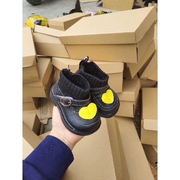 Giày búp bê bé gái-giày boot cao cổ cho bé gái-Hàng Quảng Châu full hộp