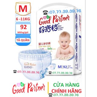 tã bỉm  quần Good Partner size M 92 miếng
