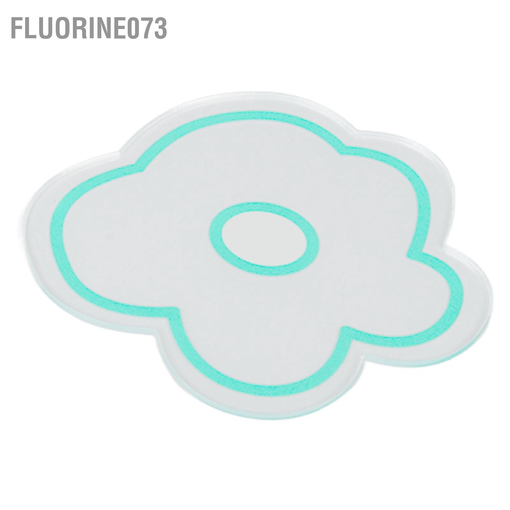 Fluorine073 5 cái Bảng Màu Nghệ Thuật Làm Móng Tay Cao Độ Trong Suốt Hai Mặt Dày Hình Dạng Hoa Gel Trang Điểm Hiển Thị