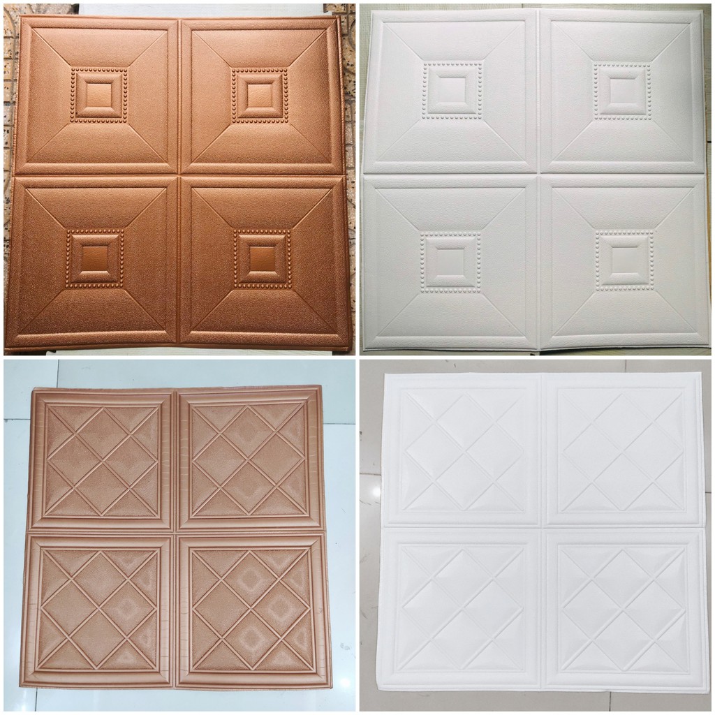 Xốp Dán Tường Giả Da Kích Thước 70*70 Dày 4Mm