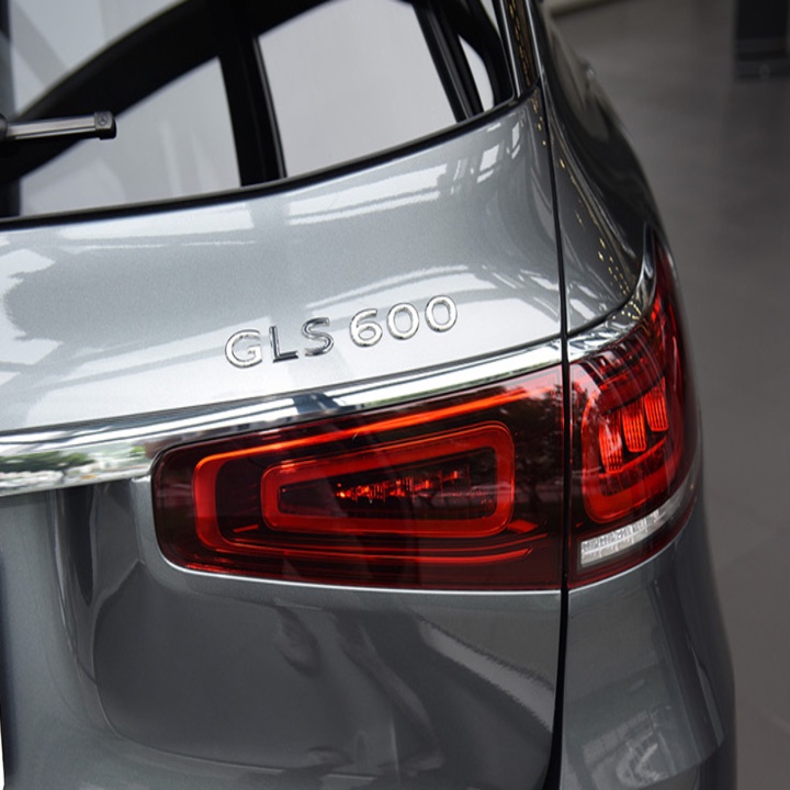 Decal tem chữ GLS600, MBS600, S650, S600, S560 dán đuôi xe ô tô Mercedes và Maybach