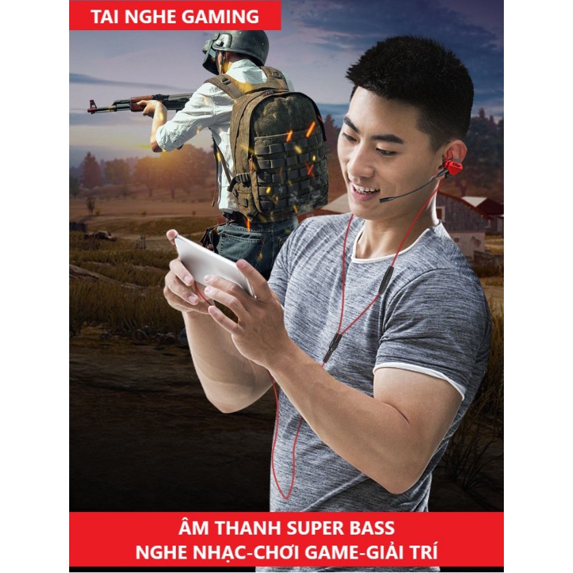 Tai Nghe Gaming Chống Ồn GM10 Cao Cấp Siêu Ngầu Dùng Cho Cả Máy Tính, Điện Thoại, Có Mic Rời