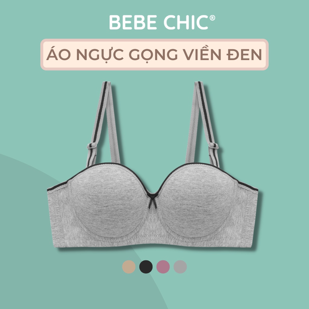 Áo Ngực Có Gọng Viền Đen Nâng Ngực BEBECHIC BR003