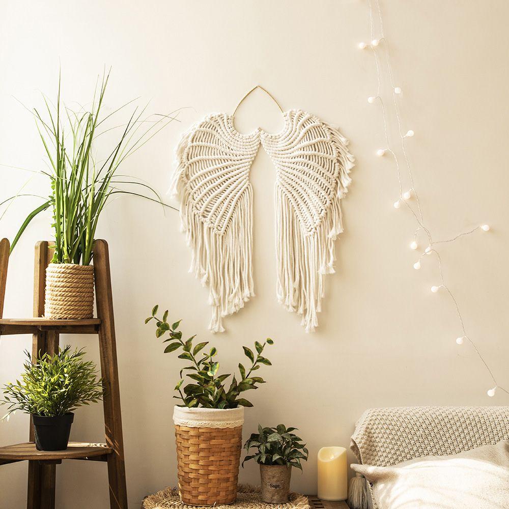 Thảm Dệt Tay Treo Tường Trang Trí Phòng Khách Phong Cách Boho