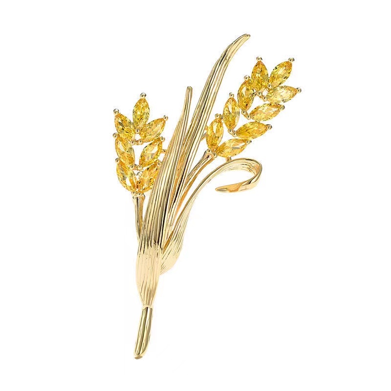 Ghim Cài Áo Hình Trái Cây Đính Đá Thời Trang Cho Nữ