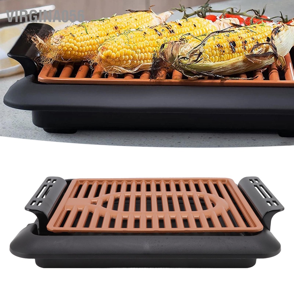 Có thể bán buôn Khay Nướng Bánh Pancake Bằng Đồng 5 Chế Độ Không Khói Chống Dính Có Thể Tháo Rời virgina056 Hàng giao ngay