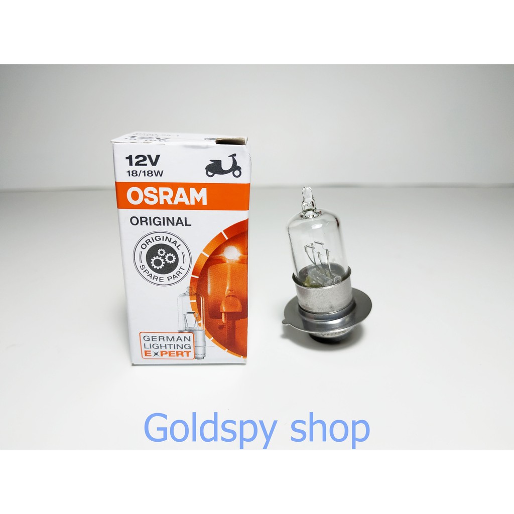 Bóng đèn xe máy OSRAM 18W , 35W  - Bóng Halogen Chân M5